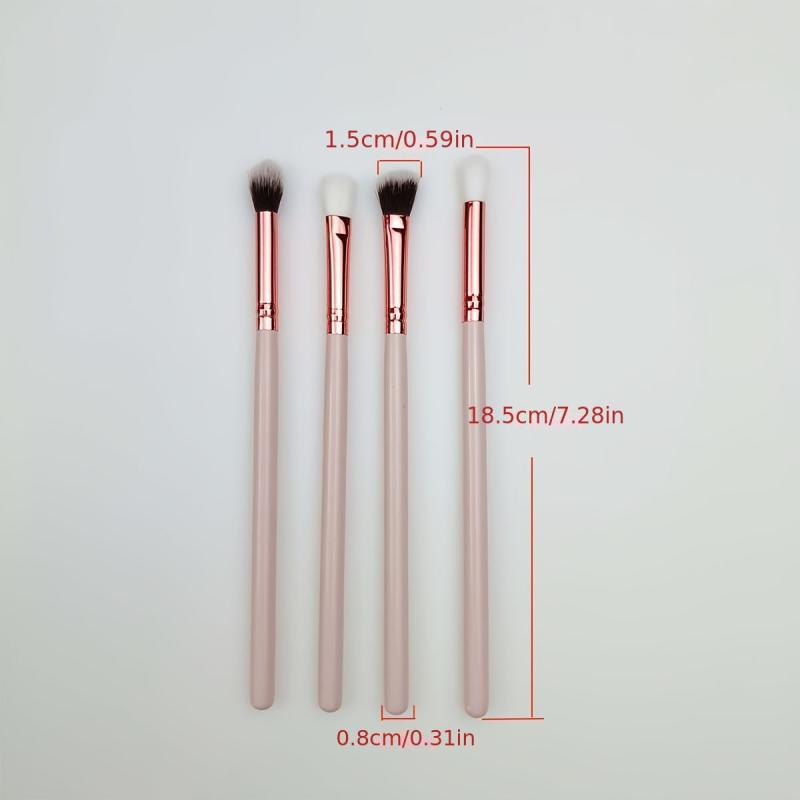 9pcs Makeup Brush Set Synthetic Bristles Wooden Handle Ideal Beauty