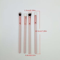 9pcs Makeup Brush Set Synthetic Bristles Wooden Handle Ideal Beauty