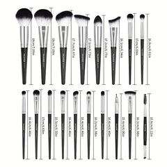 18 Pcs Professional Makeup Brush Set with Case