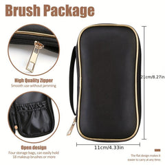 18 Pcs Professional Makeup Brush Set with Case