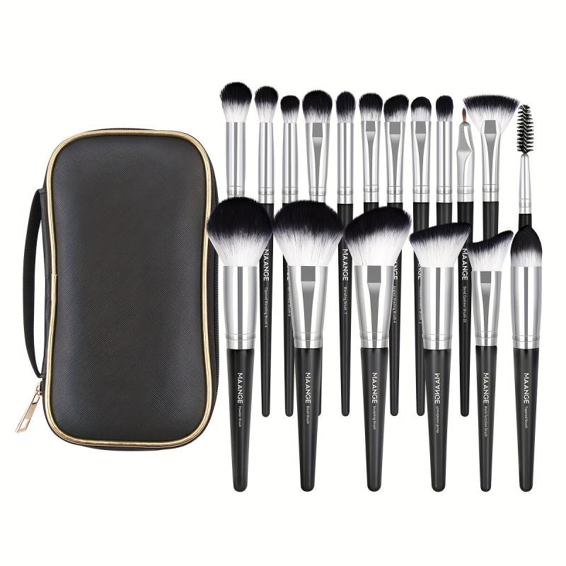 18 Pcs Professional Makeup Brush Set with Case