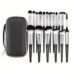 18 Pcs Professional Makeup Brush Set with Case