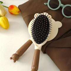 4pcs Bear Air Cushion Massage Comb Set For Hair Styling