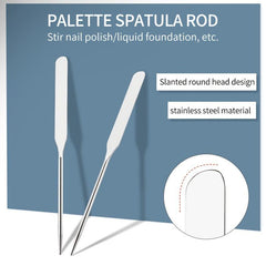 Makeup Palette Stick Stainless Steel Nail Painting Tool