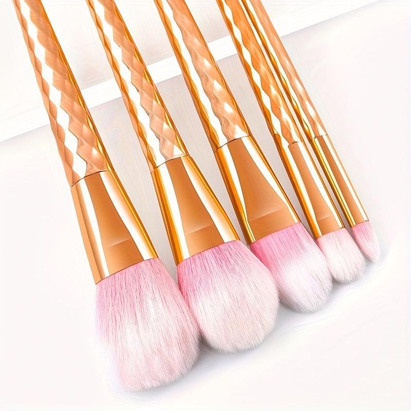 5pcs Makeup Brush Set for Beginners & Pros