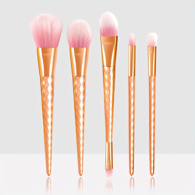 5pcs Makeup Brush Set for Beginners & Pros