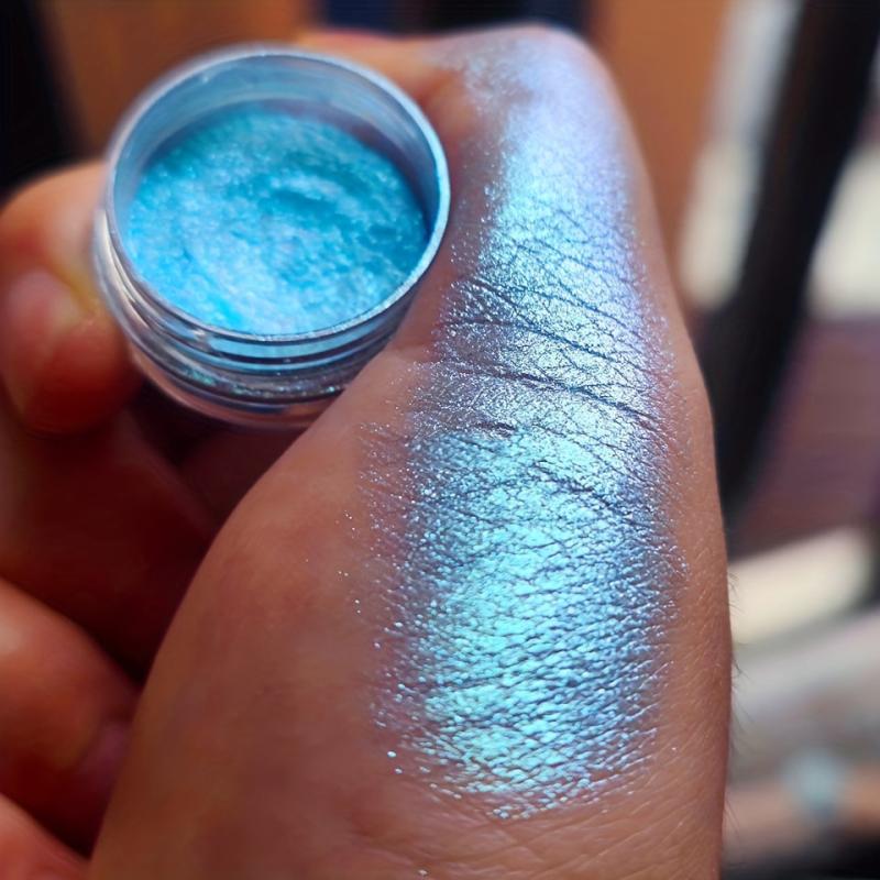 Metallic Eyeshadow Powder High Pigmented Gradient Satin Pearly Polarized