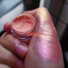 Metallic Eyeshadow Powder High Pigmented Gradient Satin Pearly Polarized