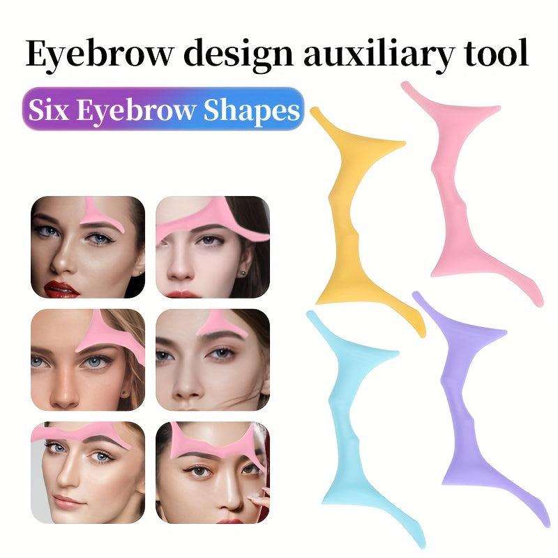 3pcs Eyeliner Stencils Reusable Winged Tip Eyeliner Aid Makeup Tool
