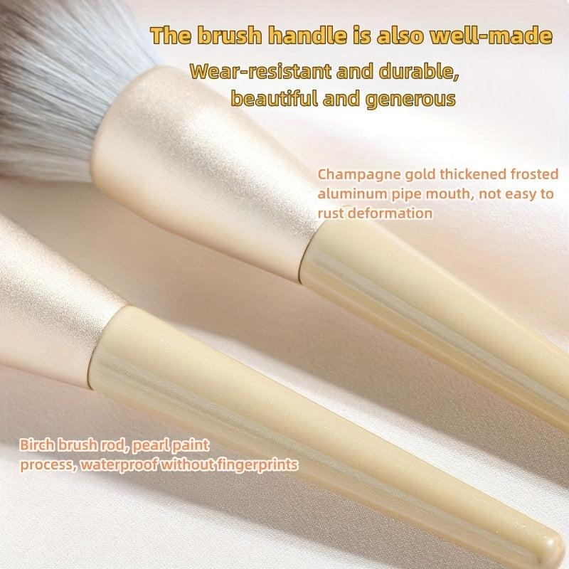 Fluffy Powder Face Brush for Contouring & Defining - Vegan & Cruelty-Free