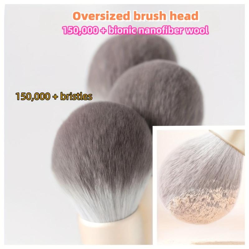 Fluffy Powder Face Brush for Contouring & Defining - Vegan & Cruelty-Free