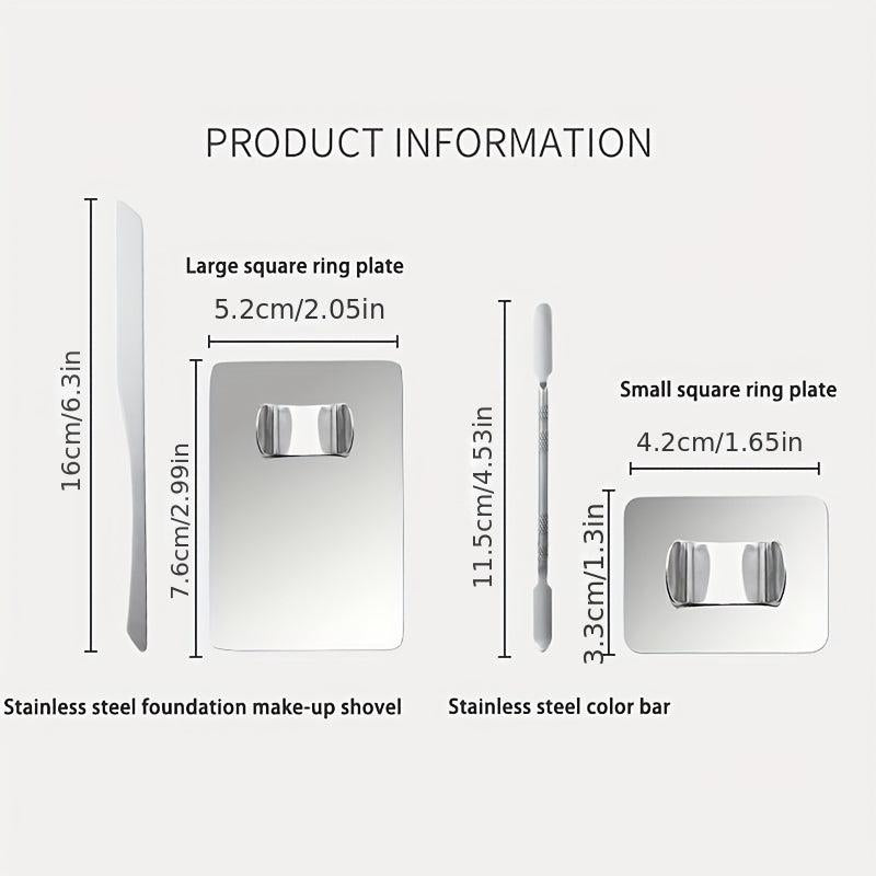Makeup Palette Spatula Stainless Steel Tool for Eye Shadow Eyelash Makeup