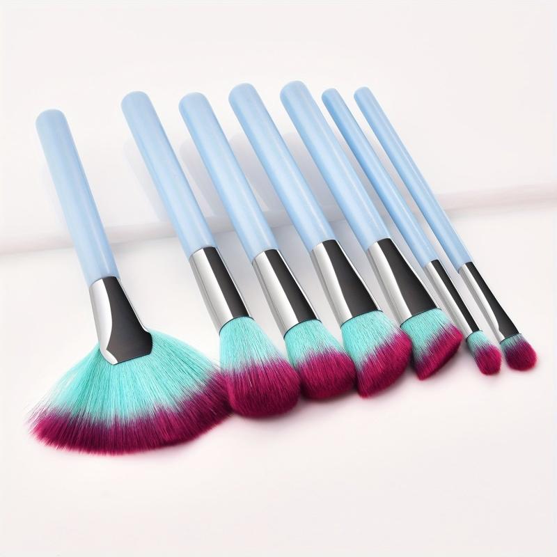 7PCS Makeup Brushes Cosmetic Tools Foundation Eyeshadow Blush Powder Brush