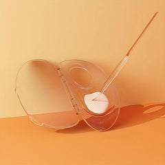 Acrylic Makeup Mixing Palette with Spatula Tool