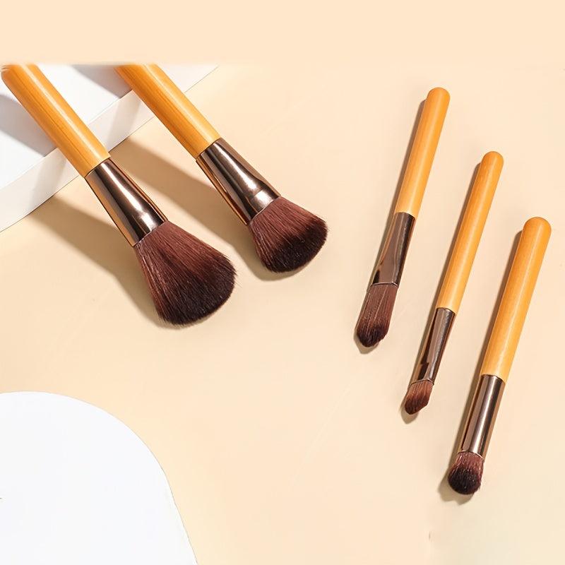 5pcs Mini Makeup Brush Set Synthetic Concealer Foundation Eyeshadow Cosmetics