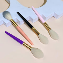 Wooden Handle Blush Brush Flame Highlight Brush Single Makeup Brush