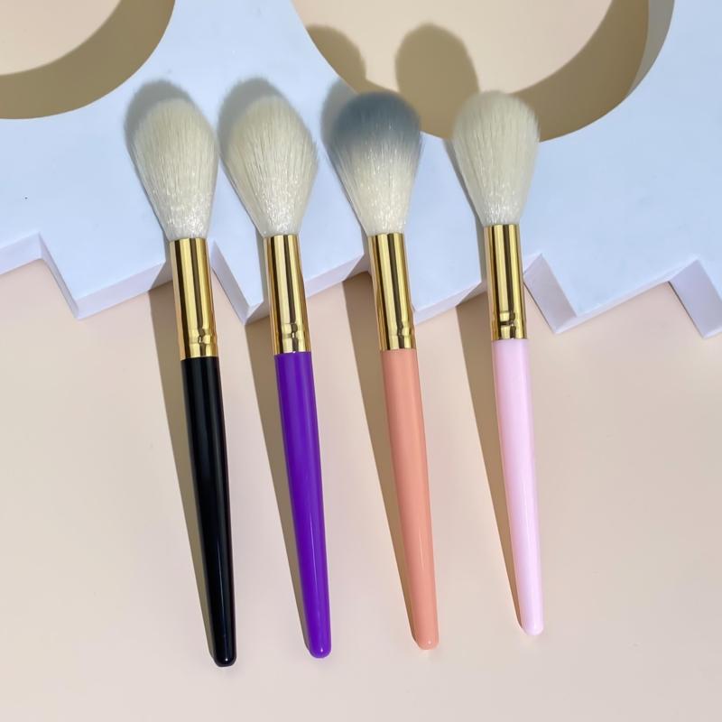 Wooden Handle Blush Brush Flame Highlight Brush Single Makeup Brush