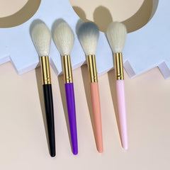 Wooden Handle Blush Brush Flame Highlight Brush Single Makeup Brush