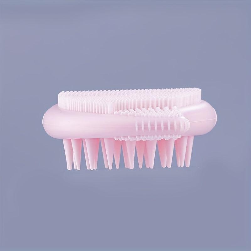 Silicone Facial Cleansing Brush Shampoo Brush Scrubber Massager Gift For Women