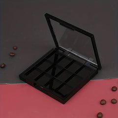 12 Grid Empty Eyeshadow Palette Clear Top for Makeup