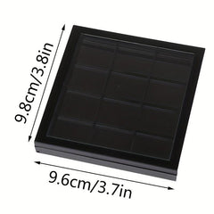 12 Grid Empty Eyeshadow Palette Clear Top for Makeup