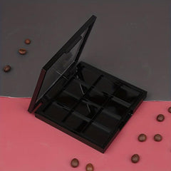 12 Grid Empty Eyeshadow Palette Clear Top for Makeup