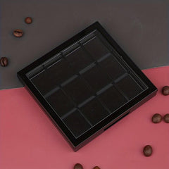 12 Grid Empty Eyeshadow Palette Clear Top for Makeup
