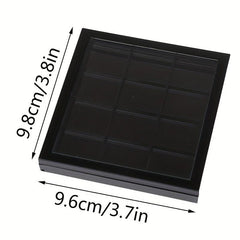 12 Grid Empty Eyeshadow Palette Clear Top for Makeup
