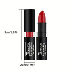 Sexy Red Matte Lipstick Velvet Finish Long Lasting Makeup