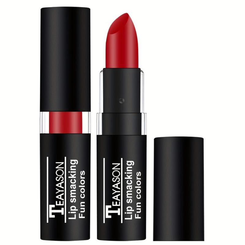 Sexy Red Matte Lipstick Velvet Finish Long Lasting Makeup