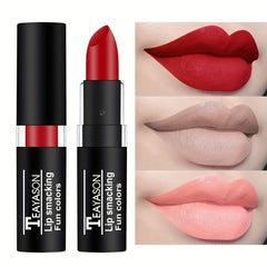 Sexy Red Matte Lipstick Velvet Finish Long Lasting Makeup
