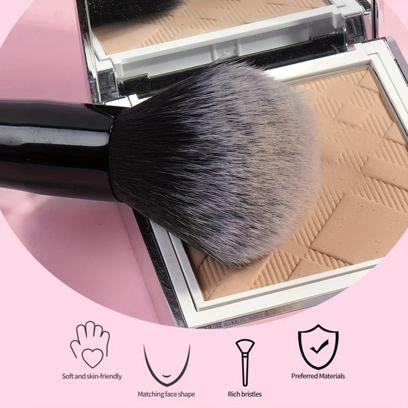 5pcs Makeup Brushes Set Flat Head Foundation Mask Loose Powder Blush Beauty