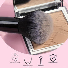 5pcs Makeup Brushes Set Flat Head Foundation Mask Loose Powder Blush Beauty