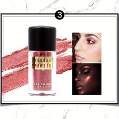 4 Colors Pearly Eyeshadow Powder High Gloss Eye Shadow Powder