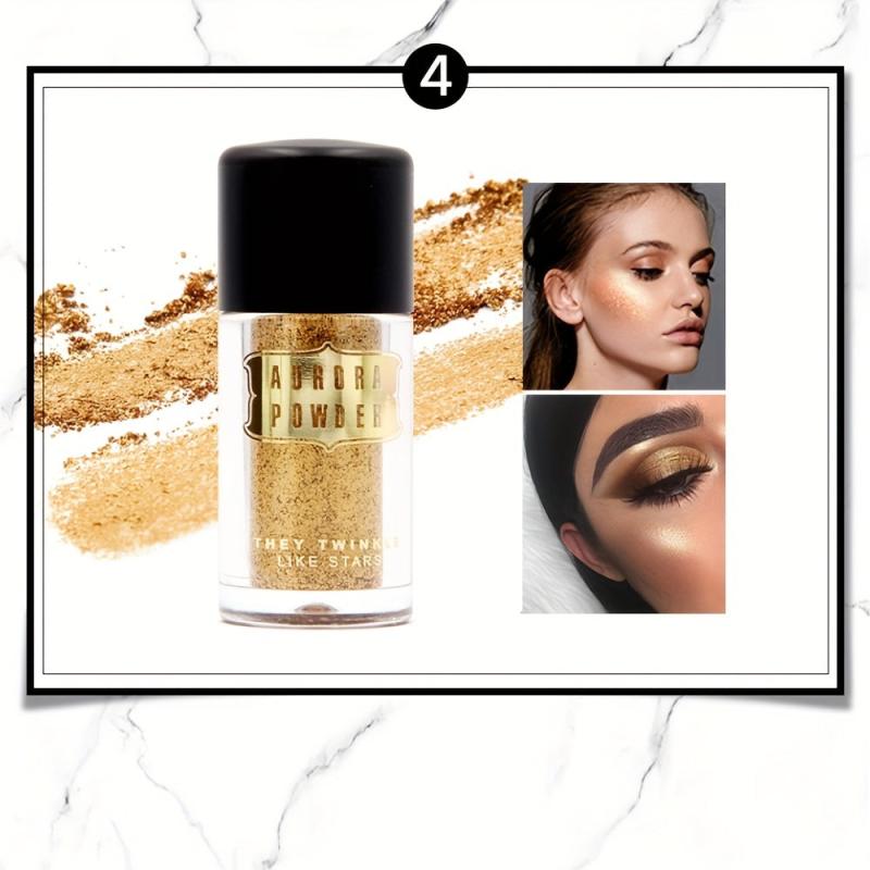 4 Colors Pearly Eyeshadow Powder High Gloss Eye Shadow Powder