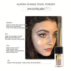 4 Colors Pearly Eyeshadow Powder High Gloss Eye Shadow Powder