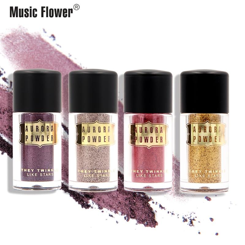 4 Colors Pearly Eyeshadow Powder High Gloss Eye Shadow Powder