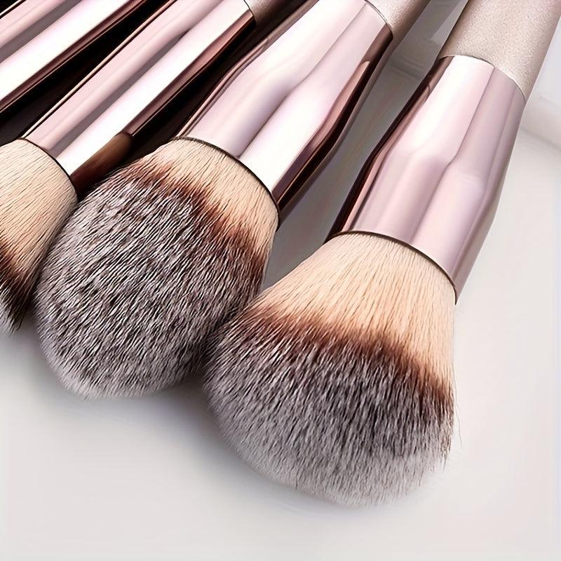 10pcs Makeup Brush Set Eye Loose Powder Eyebrow Beauty Tool