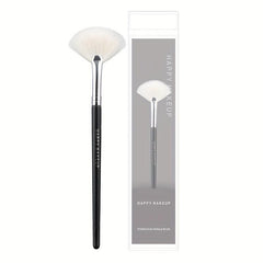 Fan Shaped Highlight Brush Soft Blush Bronzer Cheekbones Brush