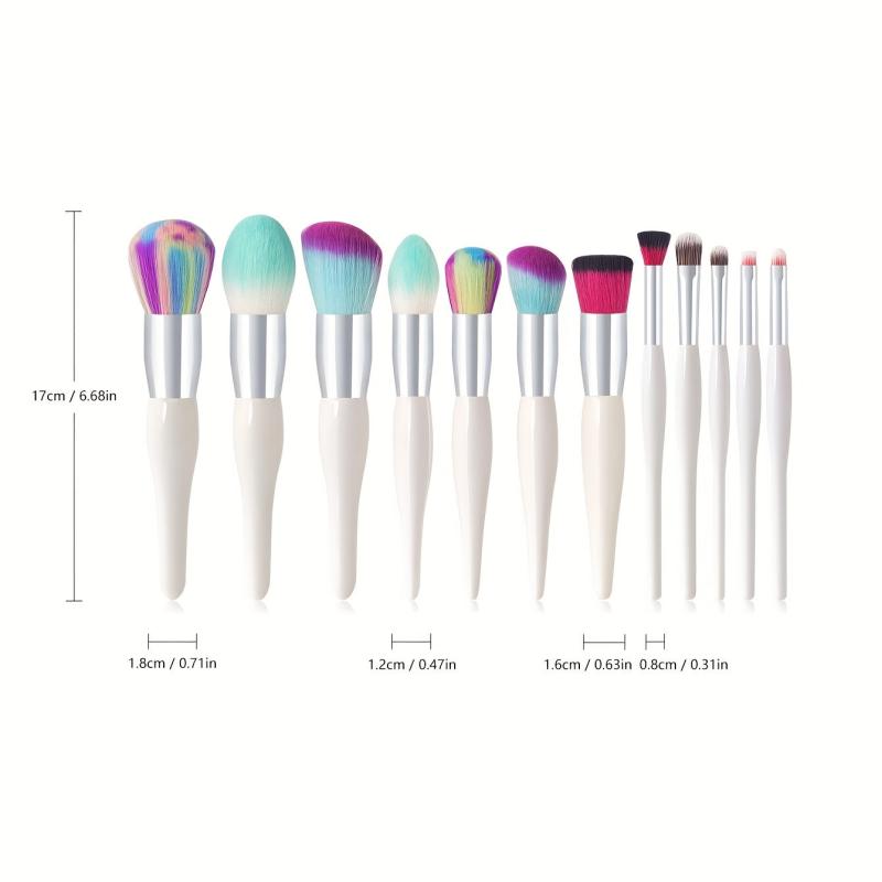 12pcs Professional Makeup Brush Set for Foundation Eye Shadow Blush