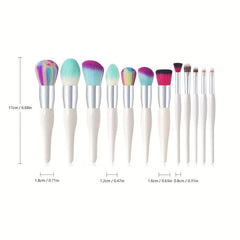 12pcs Professional Makeup Brush Set for Foundation Eye Shadow Blush