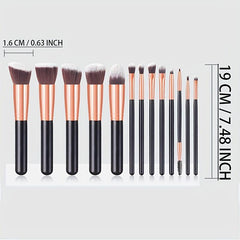 14pcs Makeup Brushes Set with Case Soft & Oder Face Makeup Kit
