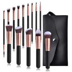 14pcs Makeup Brushes Set with Case Soft & Oder Face Makeup Kit