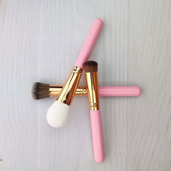 3pcs Mini Makeup Brush Set For Foundation Blush Powder Contour