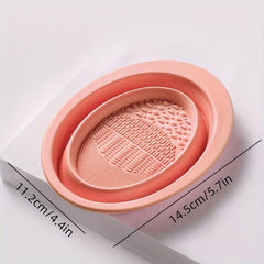 Silicone Makeup Brush Cleaning Mat - Easy to Clean