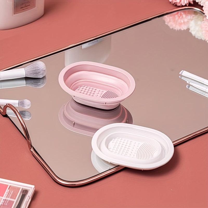Silicone Makeup Brush Cleaning Mat - Easy to Clean