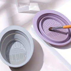 Silicone Makeup Brush Cleaning Mat - Easy to Clean