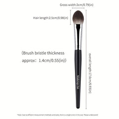 Small Blush Brush Vegan Makeup Tool Creates Airbrushed Effect