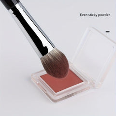 Small Blush Brush Vegan Makeup Tool Creates Airbrushed Effect