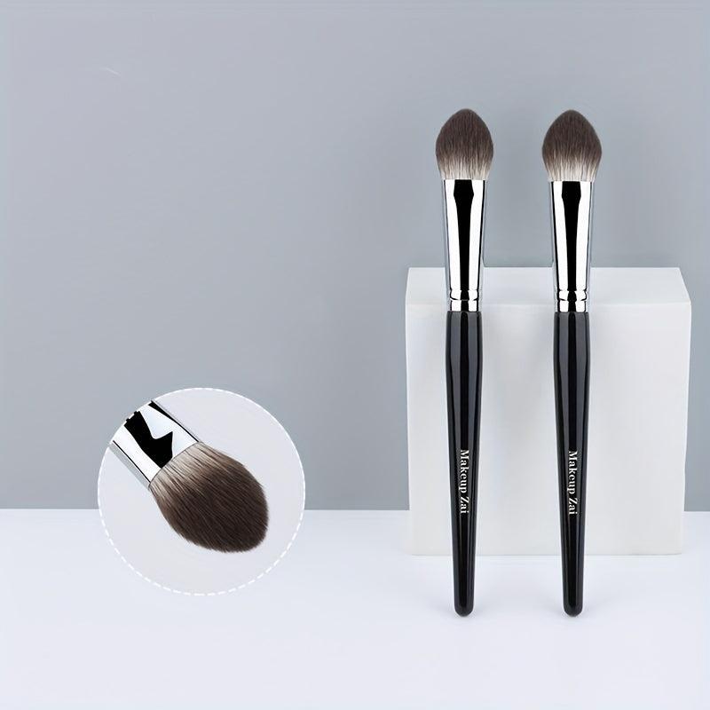 Small Blush Brush Vegan Makeup Tool Creates Airbrushed Effect